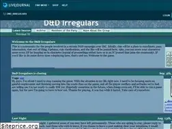 Sites similar to dnd-irregulars.livejournal.com
