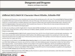 Sites similar to dnd5echaractersheet.us