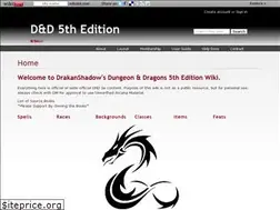 Sites similar to dnd5ed.wikidot.com