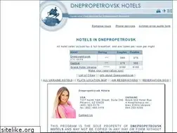 Sites similar to dnipropetrovskhotels.com