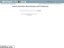 Sites similar to dnstest.l4x.org