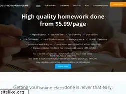 Sites similar to do-my-homework-for-me.com