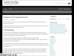 Sites similar to doanduyhai.wordpress.com