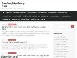 Sites similar to doanhnghiepquangngai.org