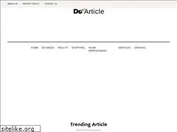 Sites similar to doarticle.com