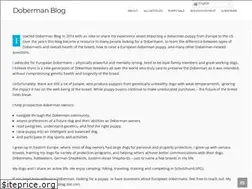 Sites similar to dobermanblog.com