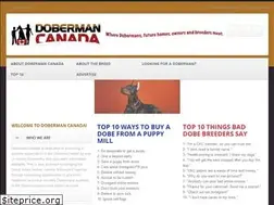 Sites similar to dobermancanada.com