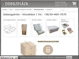 Sites similar to dobozplaza.hu
