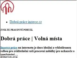 Sites similar to dobra-prace-inzerce.cz