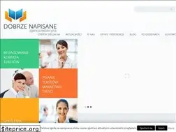 Sites similar to dobrzenapisane.pl
