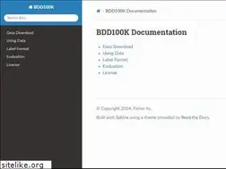 Sites similar to doc.bdd100k.com