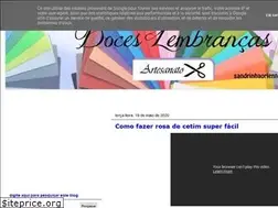 Sites similar to doceslembrancas.net