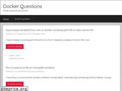 Sites similar to dockerquestions.com