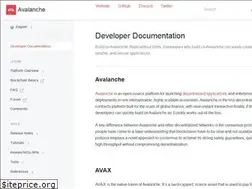 Sites similar to docs.avax.network