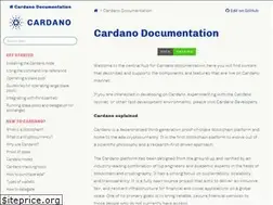 Sites similar to docs.cardano.org