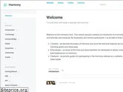Sites similar to docs.harmony.one