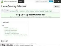 Sites similar to docs.limesurvey.org