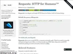 Sites similar to docs.python-requests.org