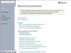 Sites similar to docs.racket-lang.org
