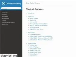 Sites similar to docs.unified-streaming.com