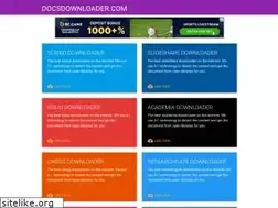 Sites similar to docsdownloader.com