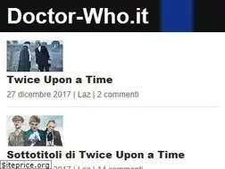 Sites similar to doctor-who.it