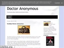 Sites similar to doctoranonymous.com