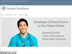 Sites similar to doctordatabase.co