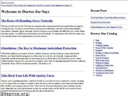 Sites similar to doctorjoesays.com