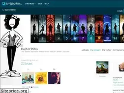 Sites similar to doctorwho.livejournal.com