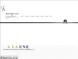 Sites similar to doctrinactu.fr
