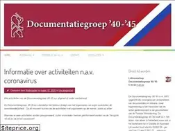 Sites similar to documentatiegroep40-45.nl