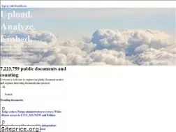 Sites similar to documentcloud.org