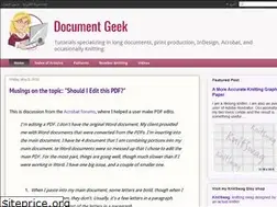 Sites similar to documentgeek.blogspot.com