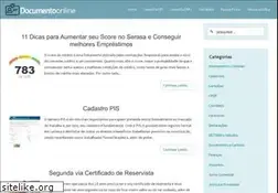 Sites similar to documentoonline.com.br
