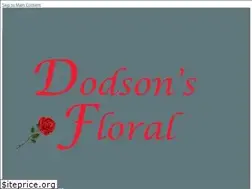 Sites similar to dodsonsfloral.com
