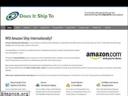 Sites similar to doesitshipto.com