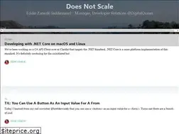 Sites similar to doesnotscale.com