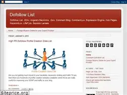 Sites similar to dofollowlist.blogspot.com