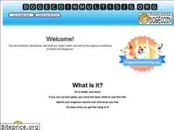 Sites similar to dogecoinmultisig.org