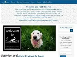 Sites similar to dogfooddb.com
