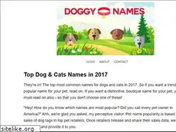 Sites similar to doggynames.com