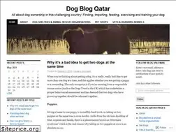 Sites similar to doglifeqatar.wordpress.com