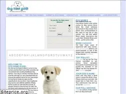 Sites similar to dognameguide.com