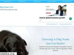 Sites similar to dognamers.com