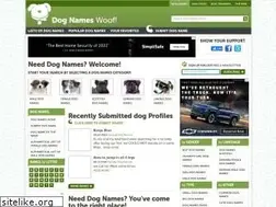 Sites similar to dognameswoof.com