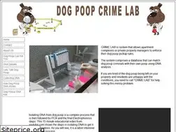 Sites similar to dogpoopcrimelab.com