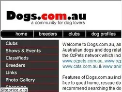 Sites similar to dogshows.com.au