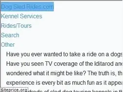 Sites similar to dogsledrides.com