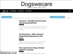 Sites similar to dogswecare.com